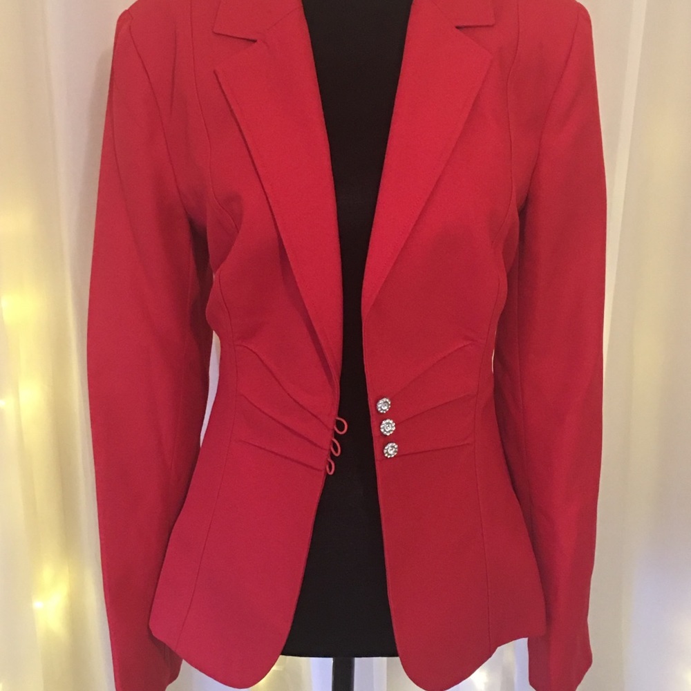 Gorgeous Red blazer set with sparkly detailing